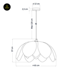 Natural Rattan Pendant Light – Mariella | Rattan Lighting for Living & Dining | Jagmag Lights