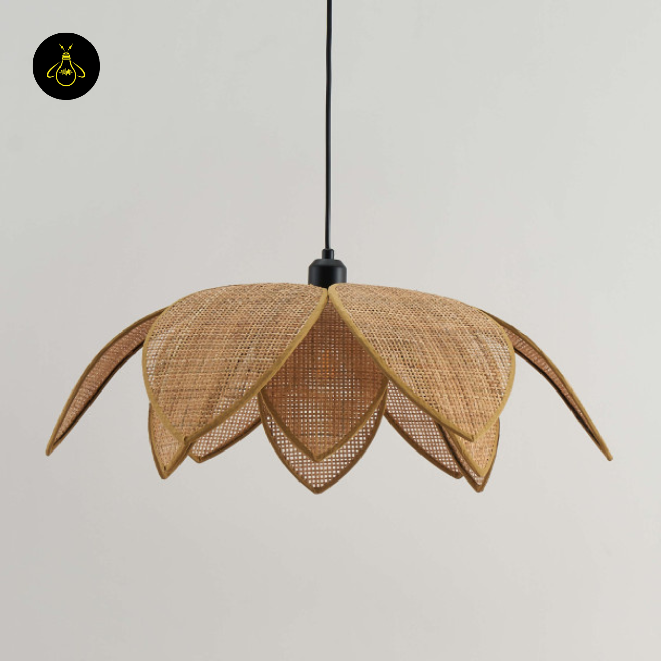 Natural Rattan Pendant Light – Mariella | Rattan Lighting for Living & Dining | Jagmag Lights