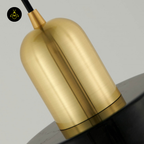 Natural Marble + Metal Pendant Light – Meryl Black Marble | Black Marble Pendant | Jagmag Lights