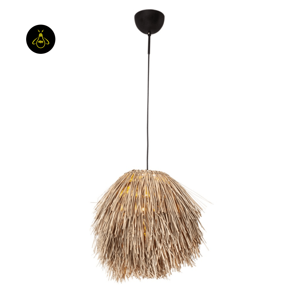 Handwoven Rattan Pendant Light, Wabi-Sabi Design, Natural Bamboo | Jagmag Lights - Fancy and Decorative lights - Brand name jagmag lights