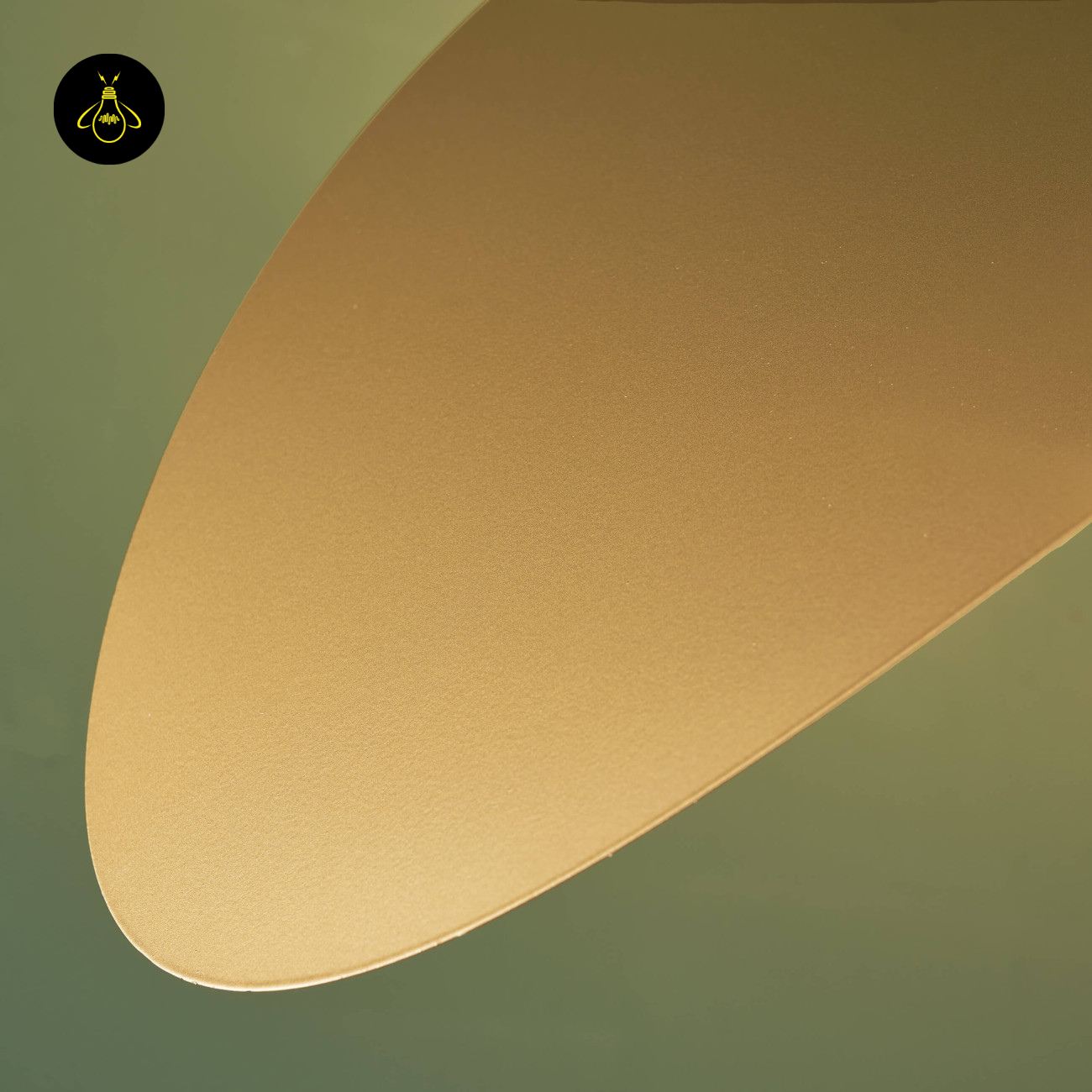 Beautiful Curved Pendant – Gold Finish Design | Modern Pendant Light | Jagmag Lights