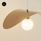 Beautiful Curved Pendant – Gold Finish Design | Modern Pendant Light | Jagmag Lights