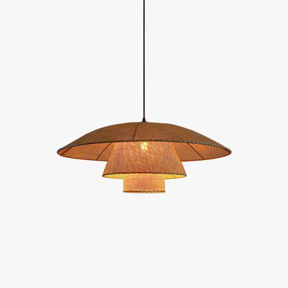 Jagmag Lights Rattan Pendant Light | Hat Weave Design | E26/E27