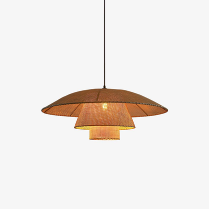 Jagmag Lights Rattan Pendant Light | Hat Weave Design | E26/E27