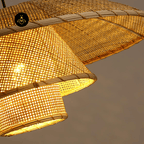 Jagmag Lights Rattan Pendant Light | Hat Weave Design | E26/E27 - Fancy and Decorative lights - Brand name jagmag lights