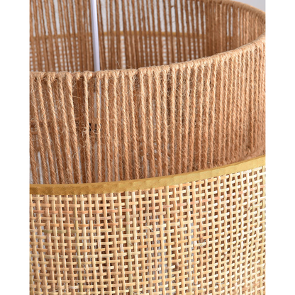 Jagmag Lights Rattan Pendant Light | Japanese Concentric & Drum Shade | E26/E27 | India