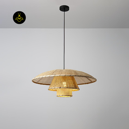 Jagmag Lights Rattan Pendant Light | Hat Weave Design | E26/E27