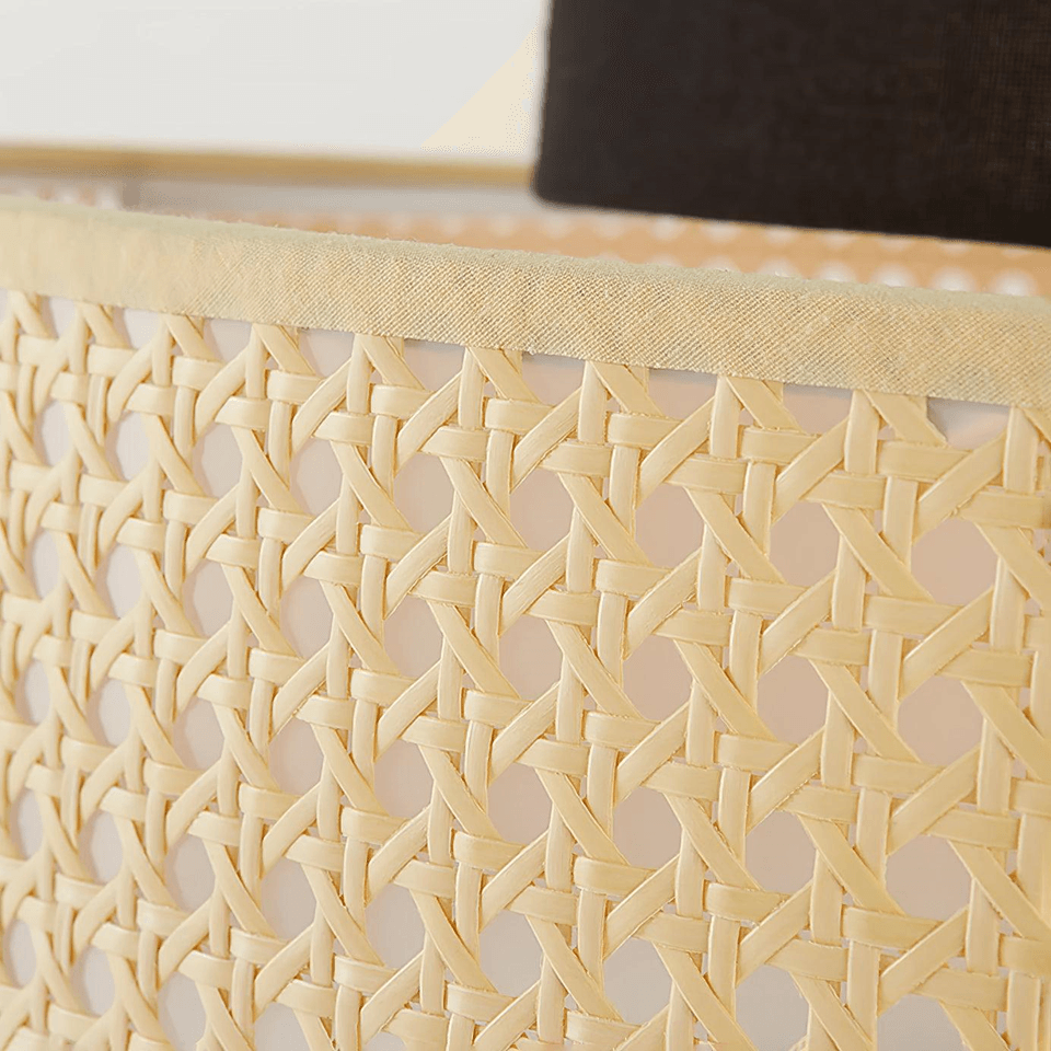 Jagmag Lights Rattan Pendant Light | Japanese Concentric & Drum Shade | E26/E27 | India - Fancy and Decorative lights - Brand name jagmag lights