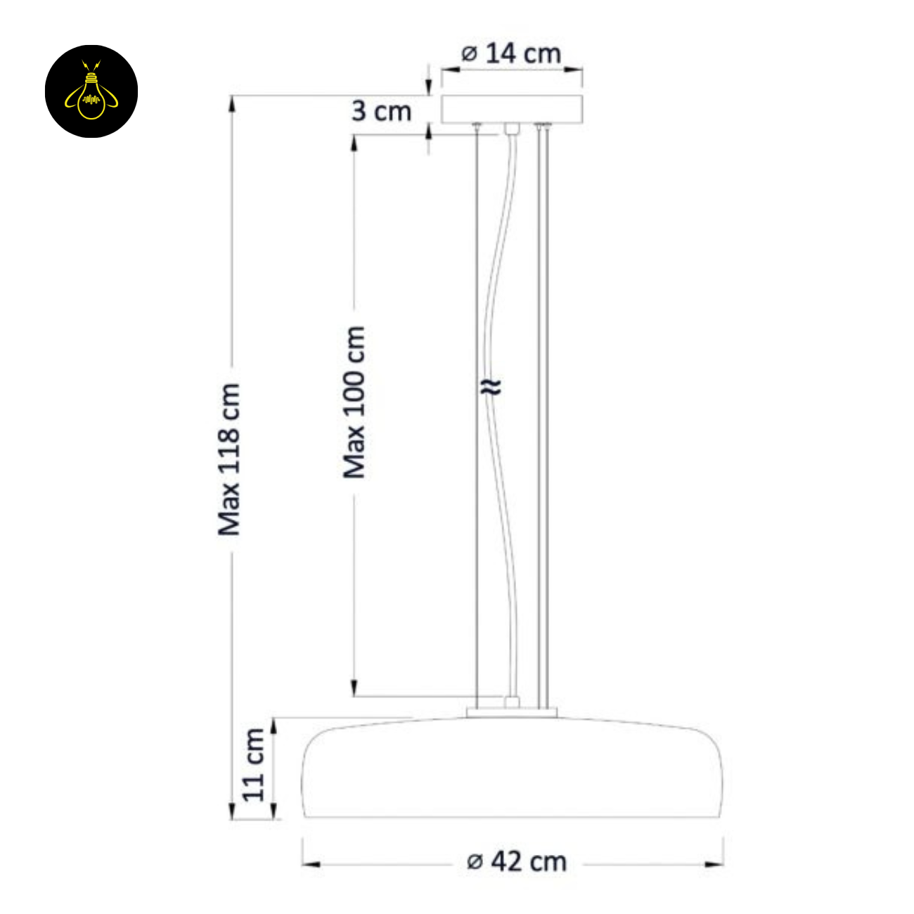 Integrated LED Pendant – Riccardo | White Opal Glass Dome Lighting | Jagmag Lights