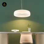 Integrated LED Pendant – Riccardo | White Opal Glass Dome Lighting | Jagmag Lights