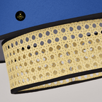 Jagmag Lights Pendant Lamp | Metal, Rattan, Fabric Design | Floral Fabric Pendant Light - Fancy and Decorative lights - Brand name jagmag lights