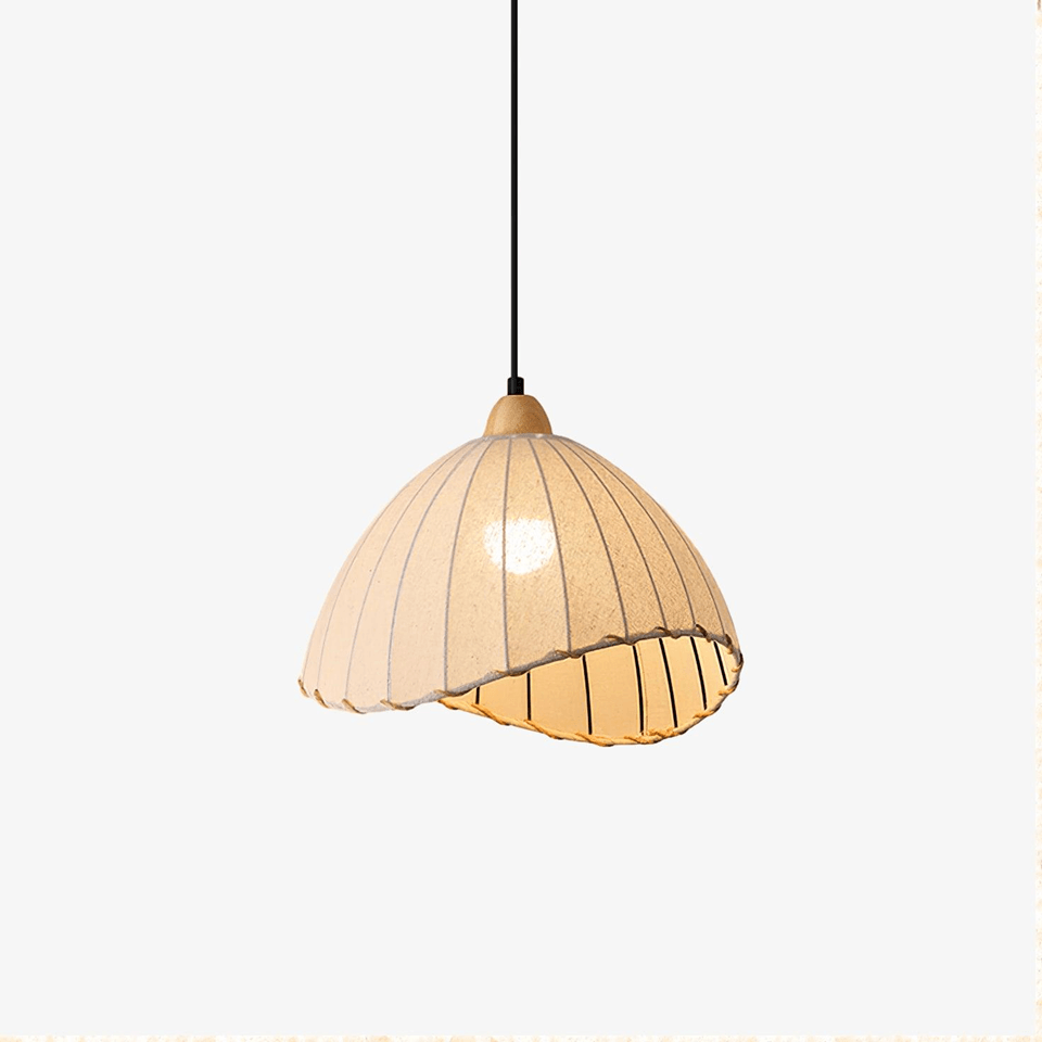 Jagmag Lights Sanna Pendant Lamp | Fabric & Wood | E26/E27 - Fancy and Decorative lights - Brand name jagmag lights