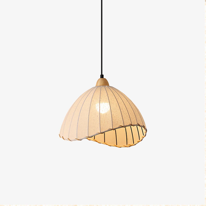 Jagmag Lights Sanna Pendant Lamp | Fabric & Wood | E26/E27