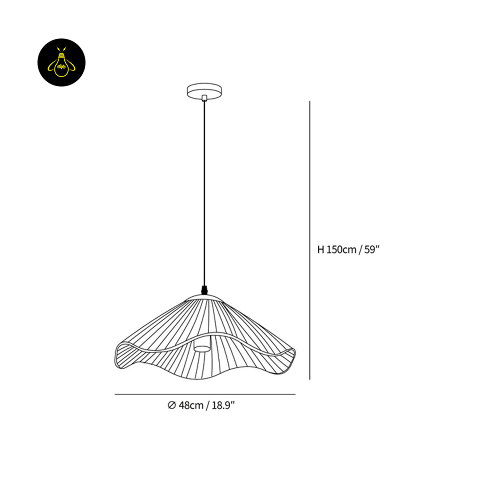 Jagmag Lights Straw Weaving Pendant Lamp | Natural Texture | E26/E27 - Fancy and Decorative lights - Brand name jagmag lights