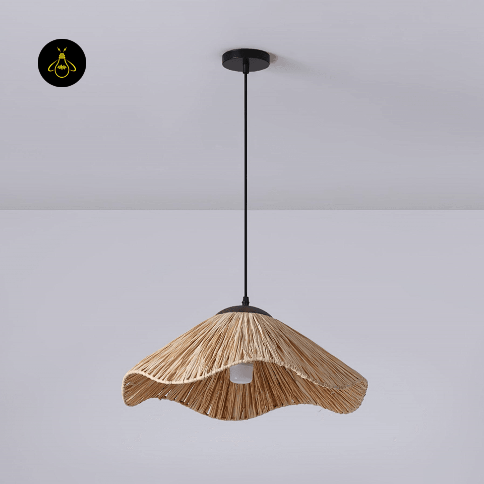 Jagmag Lights Straw Weaving Pendant Lamp | Natural Texture | E26/E27 - Fancy and Decorative lights - Brand name jagmag lights