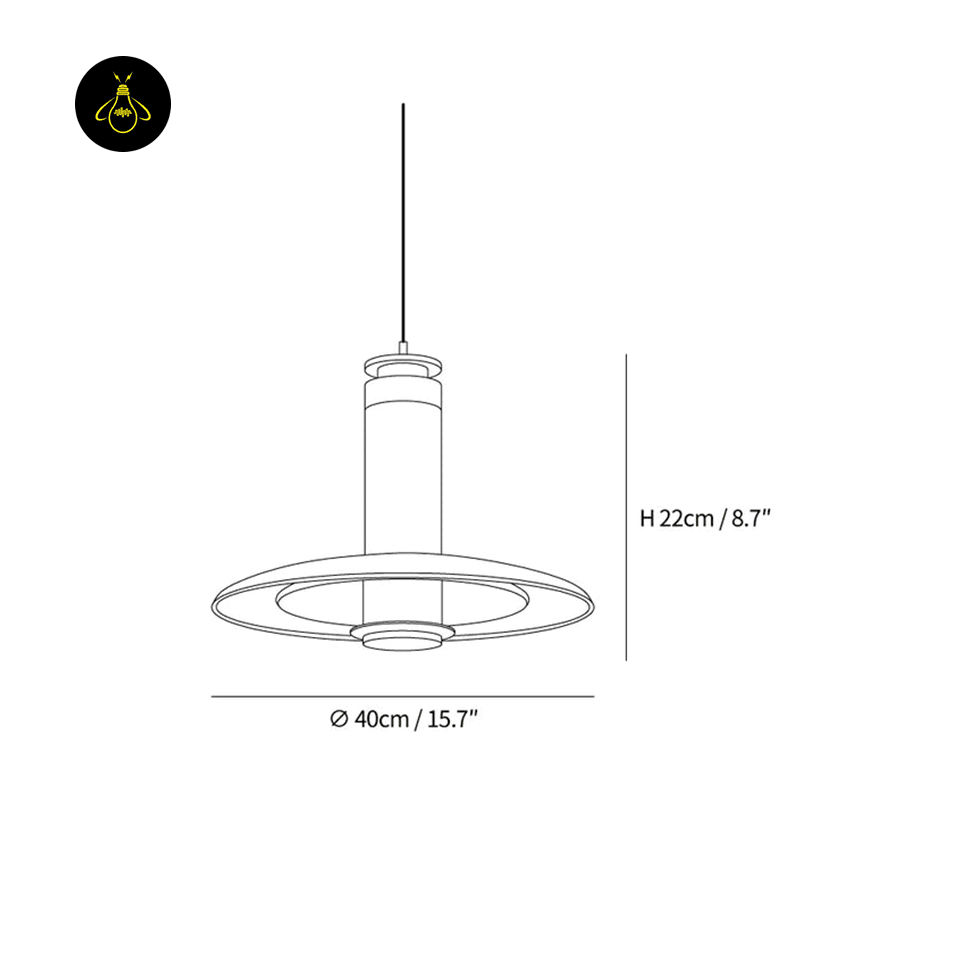 Jagmag Lights Frosted Glass Pendant Light | Float Design | LED | Gold/Black | India - Fancy and Decorative lights - Brand name jagmag lights