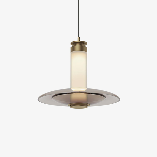 Jagmag Lights Frosted Glass Pendant Light | Float Design | LED | Gold/Black | India