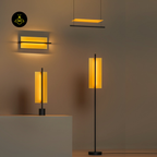 Jagmag Lights Lámina Wall Mounted Lamp – Gold Metallic Shade & Black Structure – Modern Minimalist Wall Light – Built-In LED – Energy Efficient – Made in India