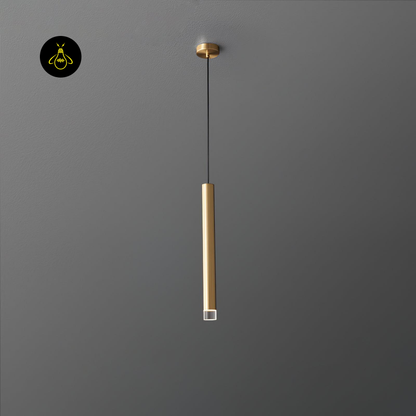 Jagmag Lights Modern Pendant Light | LED | Gold/White | 1/2/3 Heads | Living/Dining Room | Made in India