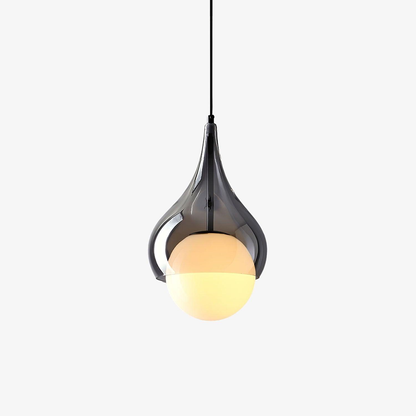 Jagmag Lights Glass Hanging Light | Quartet Pendant Series | LED | Smoked/White Glass