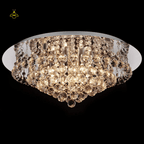 Jagmag Lights Modern Raindrop K9 Crystal Chandelier, for Living Room and Dining Room - Fancy and Decorative lights - Brand name jagmag lights