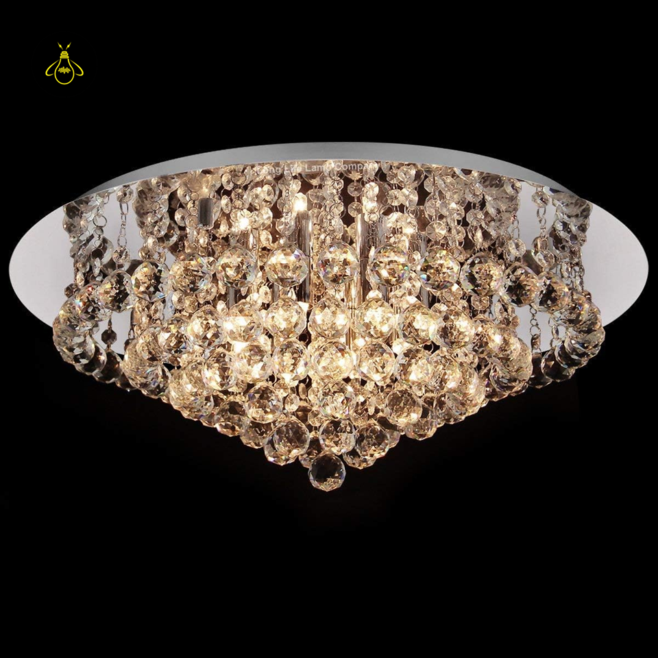 Jagmag Lights Modern Raindrop K9 Crystal Chandelier, for Living Room and Dining Room