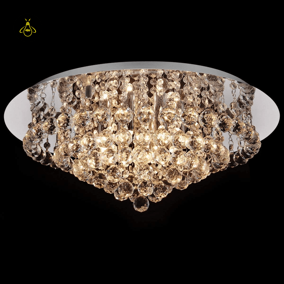 Jagmag Lights Modern Raindrop K9 Crystal Chandelier, for Living Room and Dining Room - Fancy and Decorative lights - Brand name jagmag lights