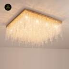 Jagmag Lights Westminster Crystal Chandelier II, 2 Feet Height, Crystal & Stainless Steel, for Dining Room or Kitchen - Fancy and Decorative lights - Brand name jagmag lights