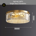 Jagmag Lights Contemporary Crystal Ceiling Chandelier, Modern Design, for Living Room, Dining Room, or Bedroom - Fancy and Decorative lights - Brand name jagmag lights