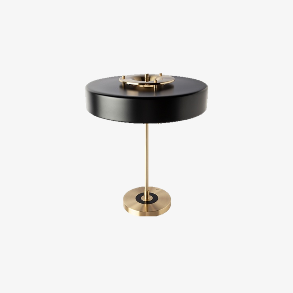 Jagmag Retro Round Metal Study Table Lamp - Distressed Copper Finish, 35x35x49 CM, for Stylish Interiors