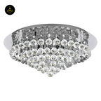 Jagmag Lights Modern Raindrop K9 Crystal Chandelier, for Living Room and Dining Room - Fancy and Decorative lights - Brand name jagmag lights