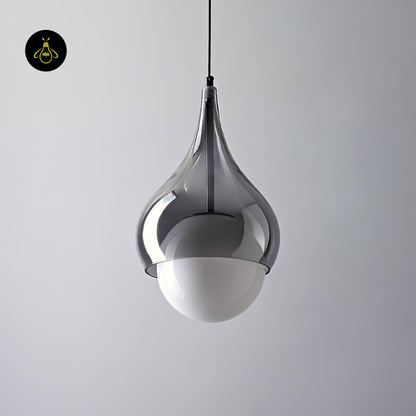 Jagmag Lights Glass Hanging Light | Quartet Pendant Series | LED | Smoked/White Glass