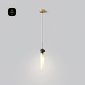 Jagmag Lights Stone Pendant Light | Modern Brass & Marble Design | G9 | Made in India - Fancy and Decorative lights - Brand name jagmag lights