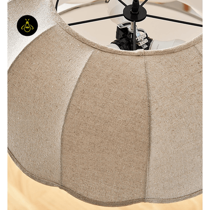 Jagmag Lights Fabric Pendant Light | Textured Beige Shade | E26/E27 | India - Jagmag Lights
