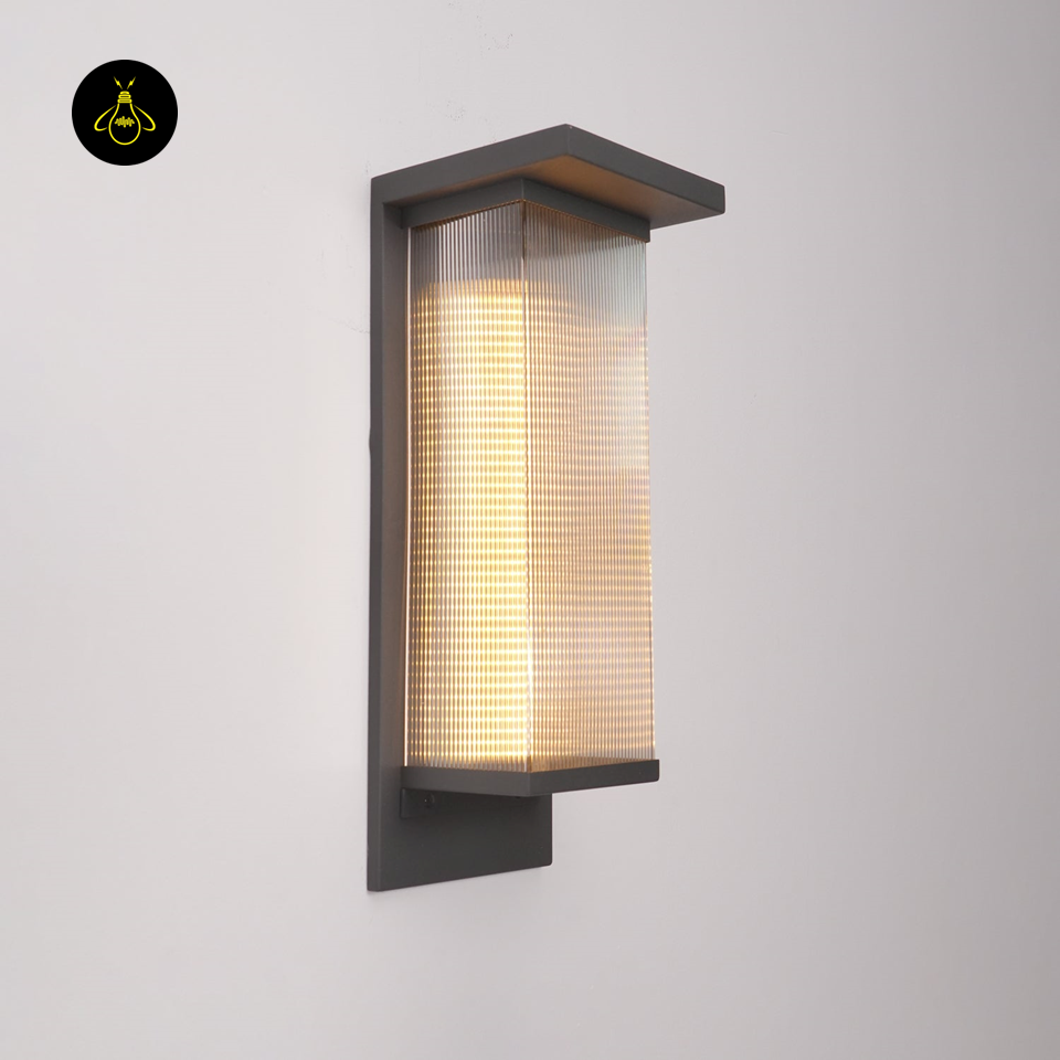 Jagmag Oleron Outdoor Wall Sconce, IP65 Waterproof, Modern Minimalist Design, for Patio, Garden, or Porch