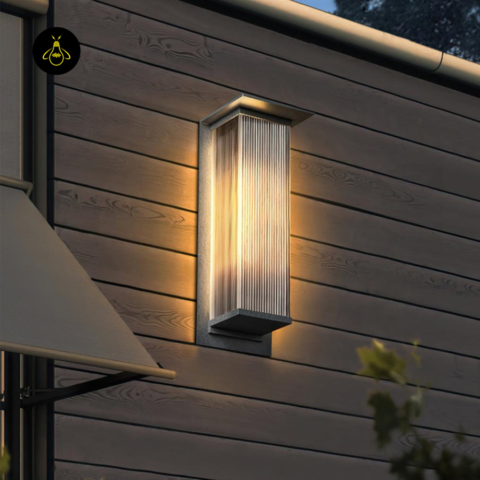 Jagmag Oleron Outdoor Wall Sconce, IP65 Waterproof, Modern Minimalist Design, for Patio, Garden, or Porch