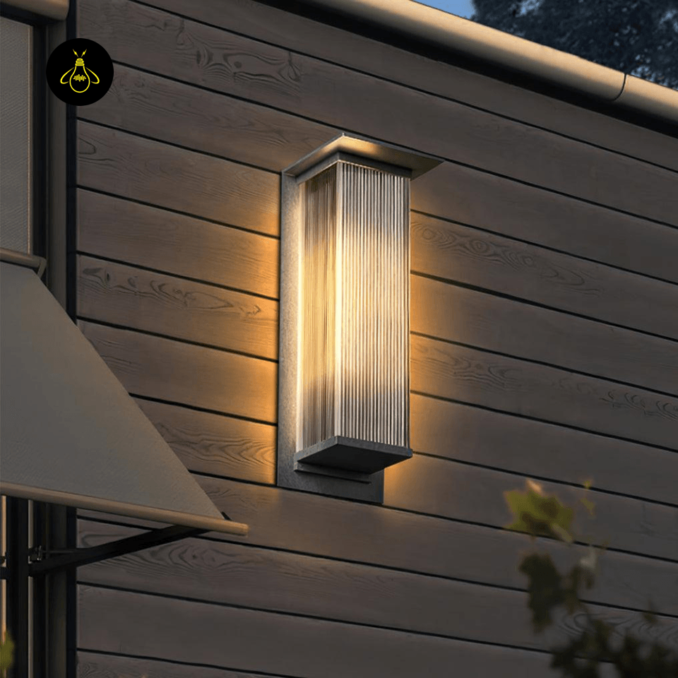 Jagmag Oleron Outdoor Wall Sconce, IP65 Waterproof, Modern Minimalist Design, for Patio, Garden, or Porch - Fancy and Decorative lights - Brand name jagmag lights
