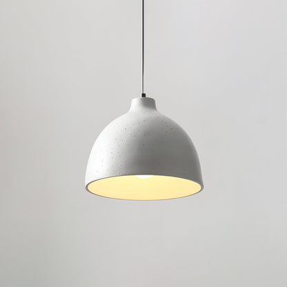 Jagmag Lights Modern Resin Pendant Lamp | E26/E27 | 6.7" | White | Kitchen & Bathroom | Made in India