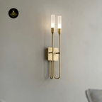 Jagmag Lights Double Arrow Wall Sconce with Paired Light Sources, 56cm Height, for Modern Elegance - Fancy and Decorative lights - Brand name jagmag lights