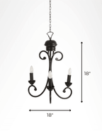 Black Iron Hanging Light - Fancy and Decorative lights - Brand name jagmag lights