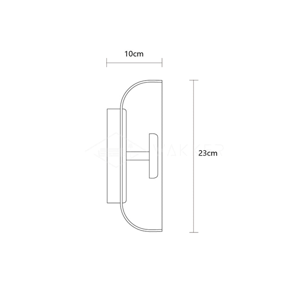 Brass Circular LED Wall Light – Living Room Lighting | Jagmag Lights