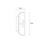 Brass Circular LED Wall Light – Living Room Lighting | Jagmag Lights