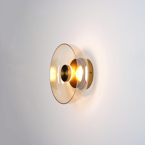 Brass Circular LED Wall Light – Living Room Lighting | Jagmag Lights