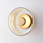 Brass Circular LED Wall Light – Living Room Lighting | Jagmag Lights