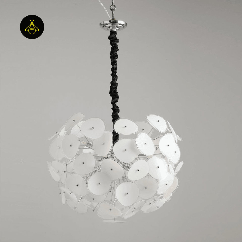 Jagmag Lights Stella Brass Chandelier with 8 Lights, 31.5-Inch Diameter, for Living Room or Dining Room - Fancy and Decorative lights - Brand name jagmag lights