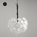 Jagmag Lights Stella Brass Chandelier with 8 Lights, 31.5-Inch Diameter, for Living Room or Dining Room - Fancy and Decorative lights - Brand name jagmag lights