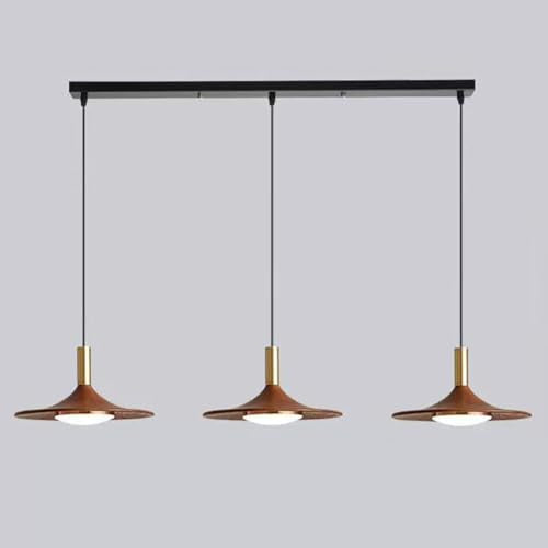 Modern Wood Pendant Light – Natural Finish | LED Kitchen & Dining Lamp | Jagmag Lights