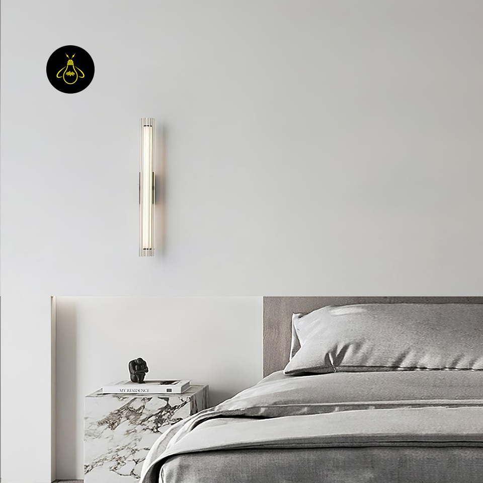 Jagmag Lights Macie Wall Lamp with Integrated LED, 50cm Height, for Modern Indoor Spaces