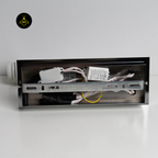 Chrome Reading Wall Light – Bedside Sconce with LED & Fabric Shade | Jagmag Lights