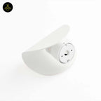 White Aluminum LED Wall Light – Spiral Ribbon IP54 | Wall Lighting for Living Room, Hallways | Jagmag Lights